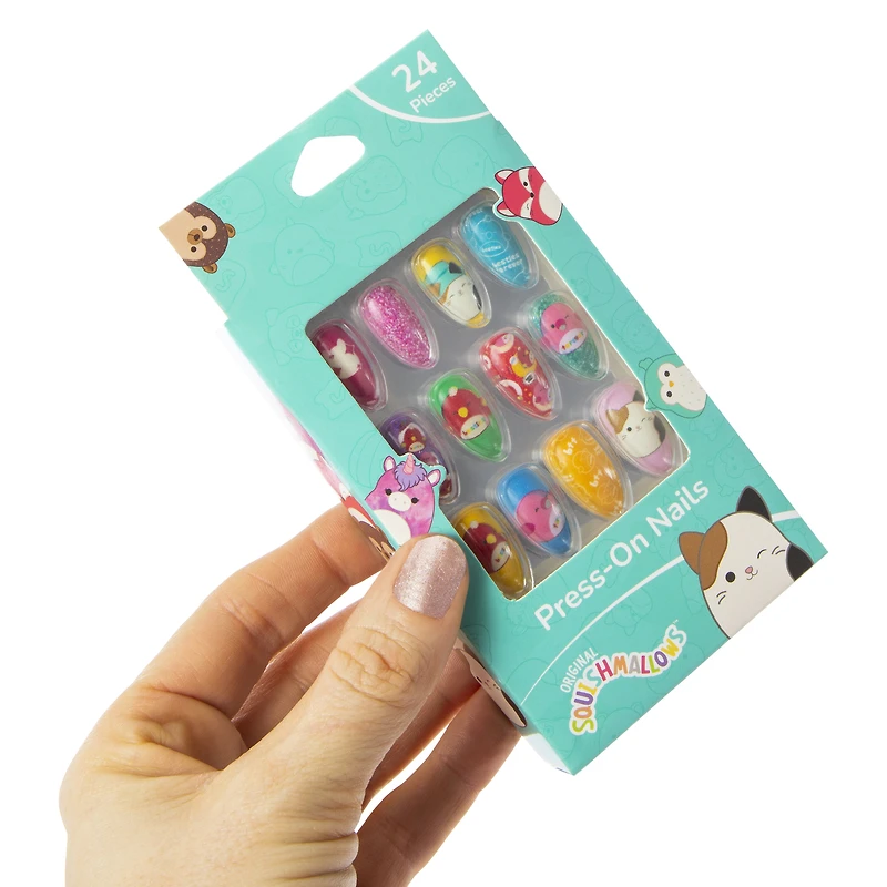 squishmallows™ press-on nails 24-piece set