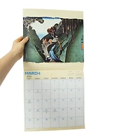 japanese woodblock 16-month 2023 wall calendar