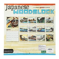 japanese woodblock 16-month 2023 wall calendar
