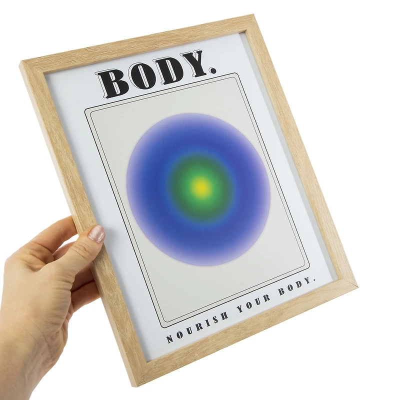 framed aura wall art