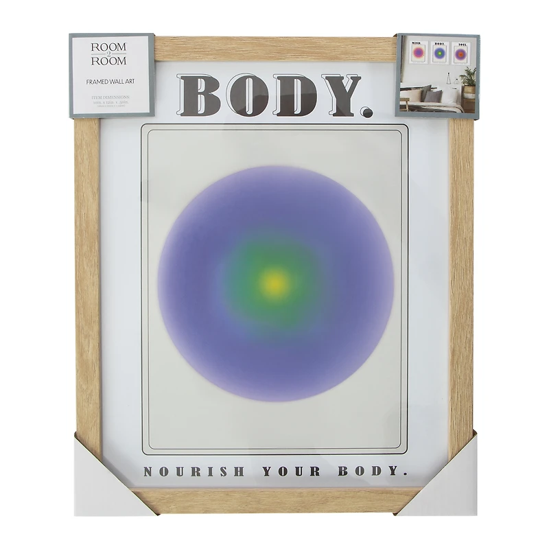 framed aura wall art