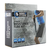 series-8 fitness™ resistance tube kit 3-pack