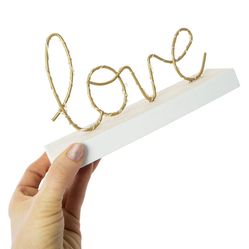 script 'love' LED light