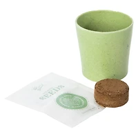 bamboo potted plant grow kit