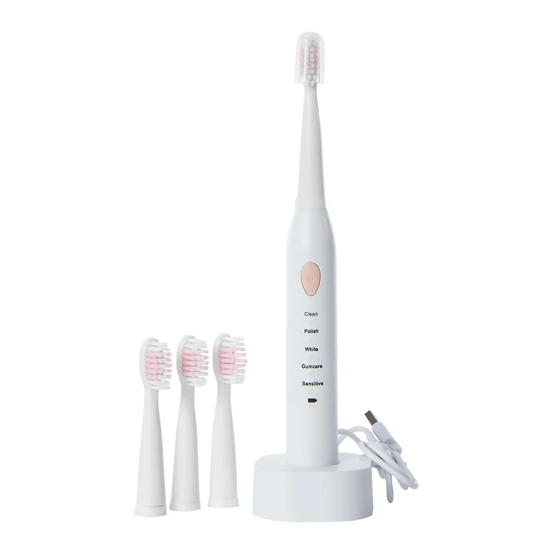 clean pro rechargeable sonic toothbrush set