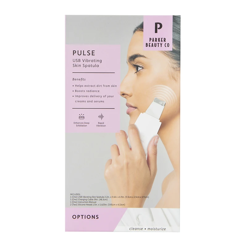 pulse USB vibrating skin spatula