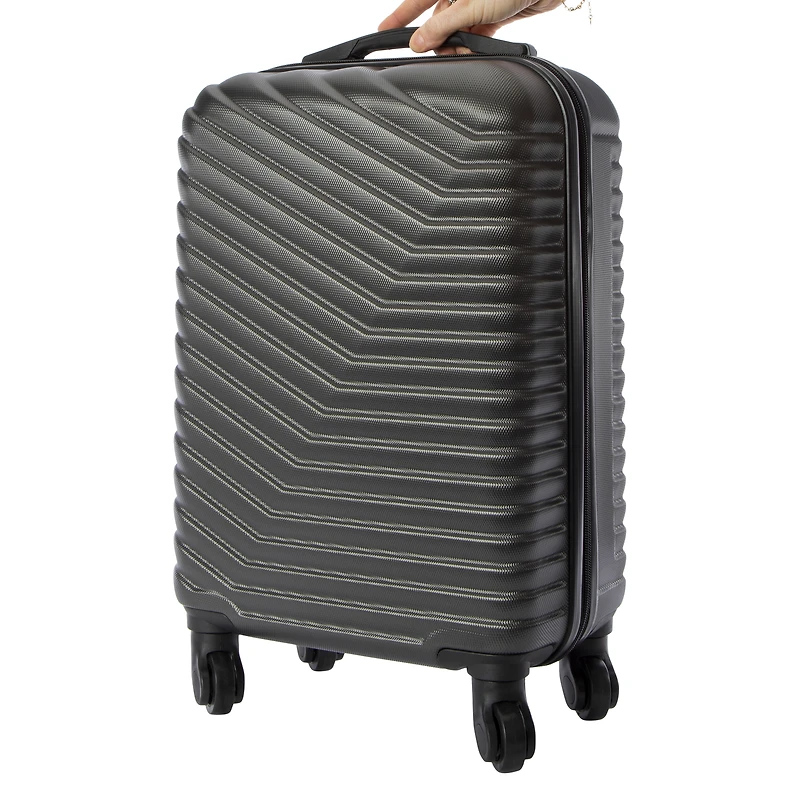 rolling hardside carry on luggage 18in