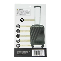 rolling hardside carry on luggage 18in