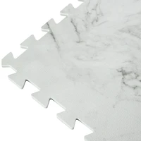 marble interlocking foam floor mat tile 24in x 24in