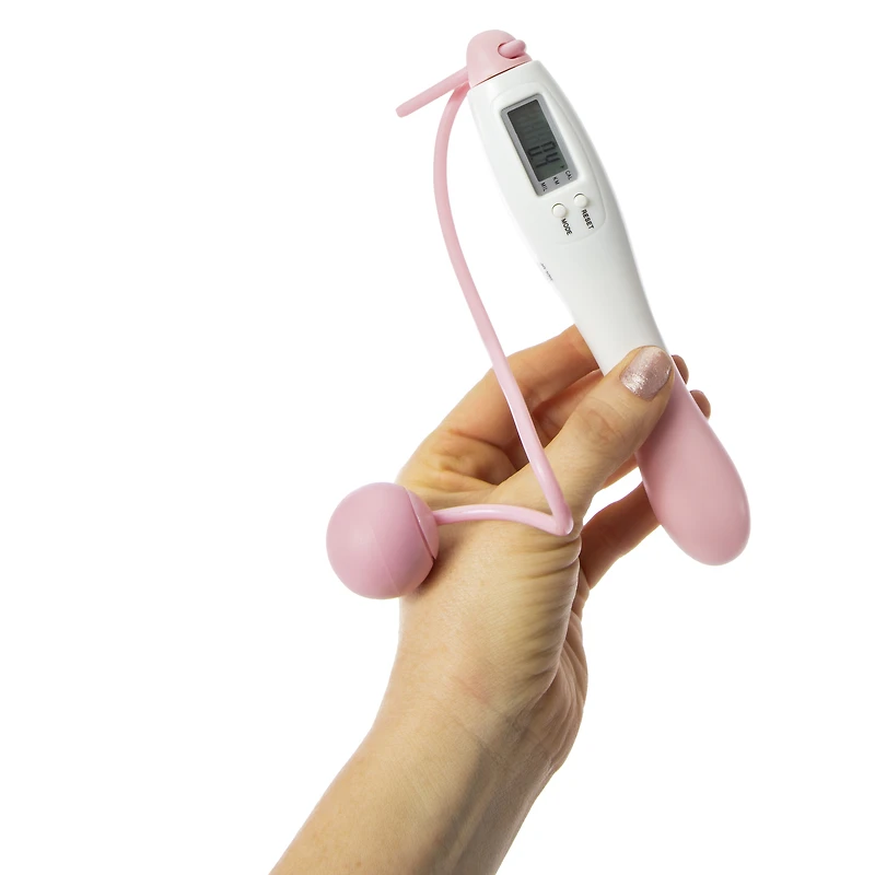 battery operated ropeless jump rope with tracker