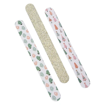 winter nail files 3-pack