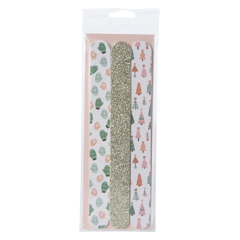 winter nail files 3-pack
