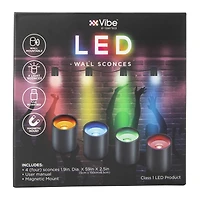 LED wall sconces 4-pack