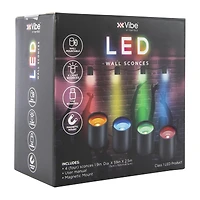 LED wall sconces 4-pack