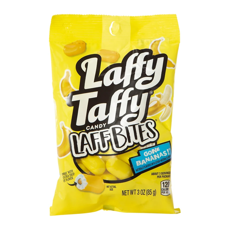 laffy taffy® gone bananas candy laff bites® 3oz