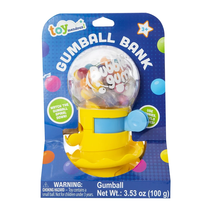 classic gumball bank with gum