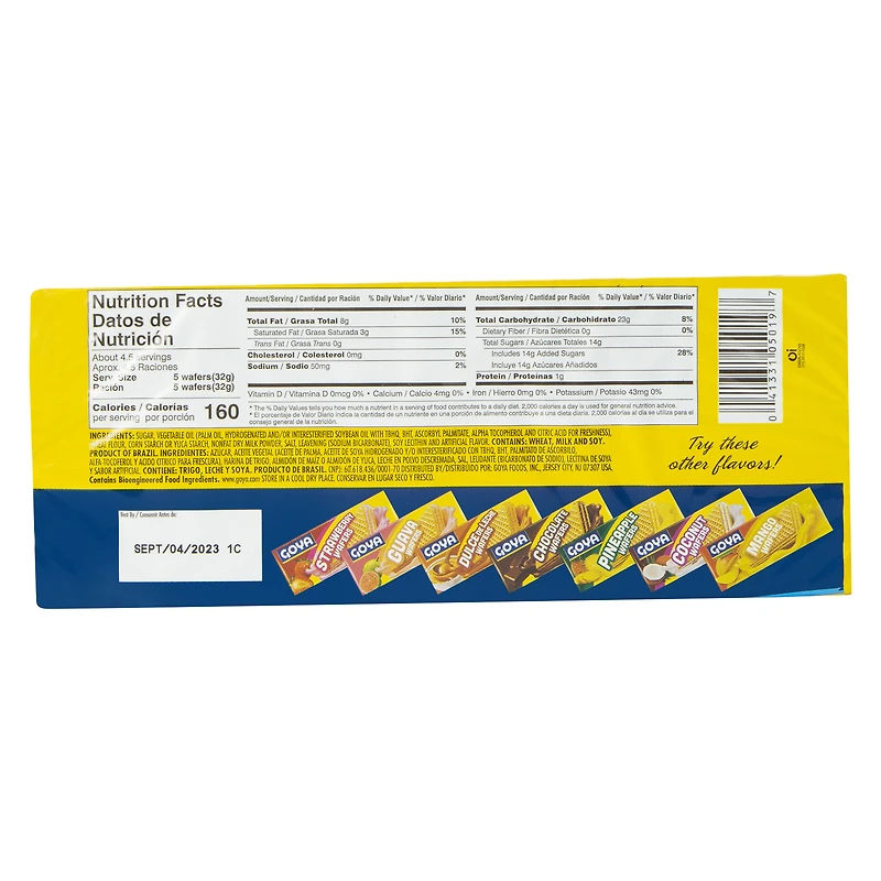 goya® vanilla wafers 4.94oz