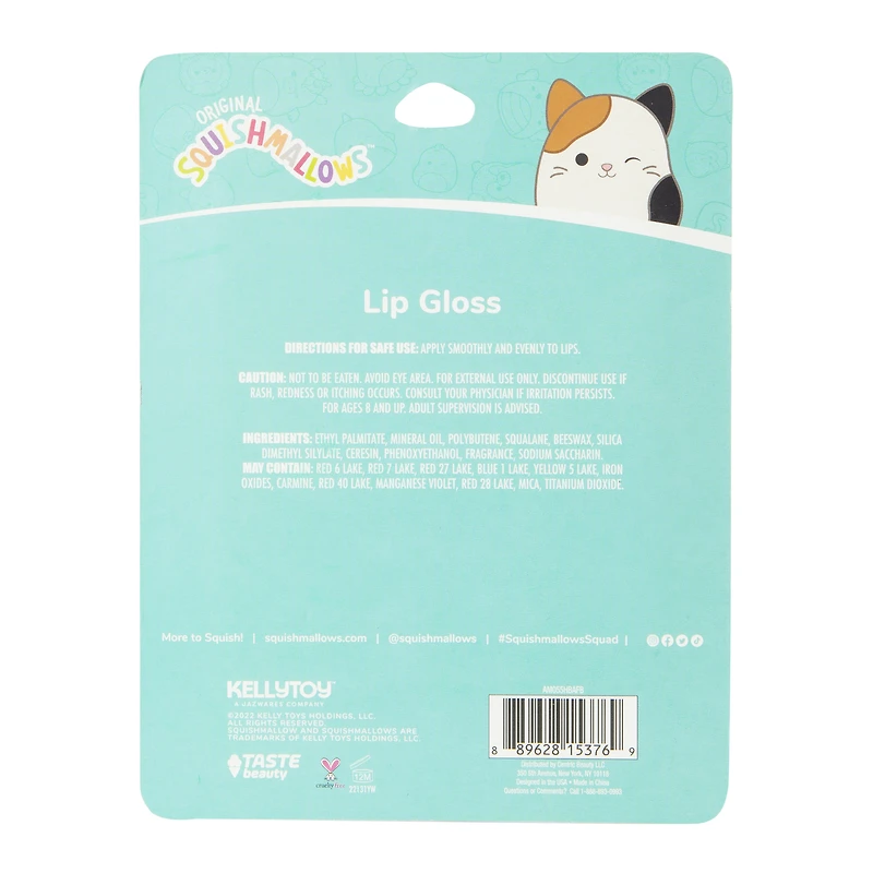 squishmallows™ 5-piece lip gloss set