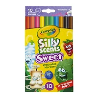 crayola® silly scents® sweet washable markers 10-count