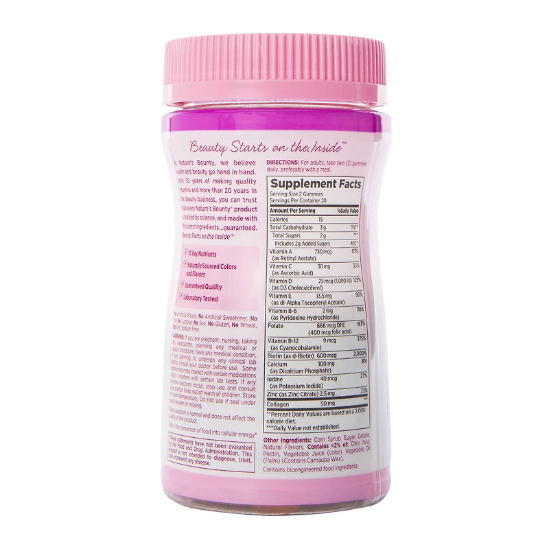 nature's bounty® women's multivitamin gummies 40-count