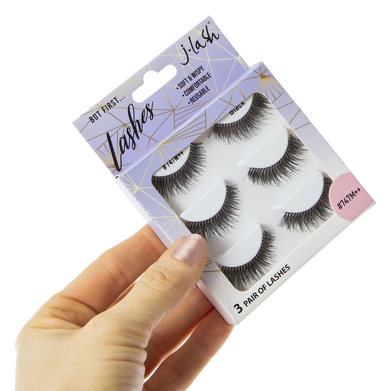 j-lash® false eyelashes 3-pair set
