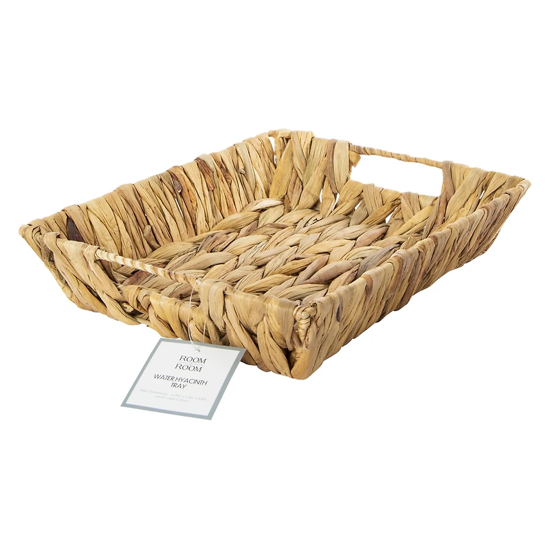 water hyacinth tray 9.8in x 11.8in