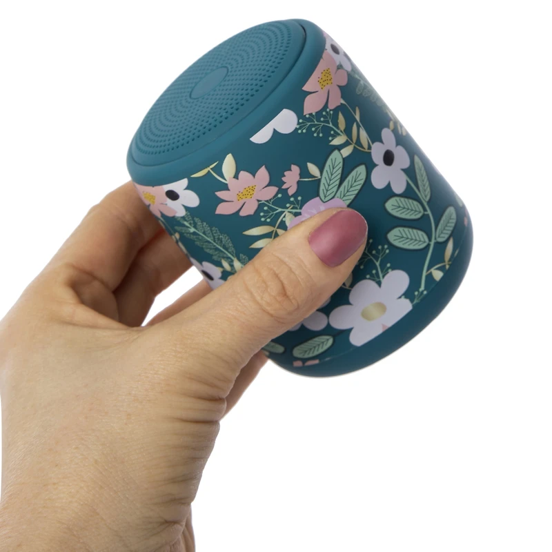 printed portable bluetooth® pod speaker 5in