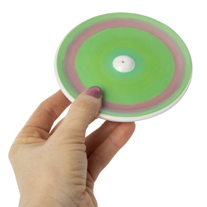 aura incense round burner tray