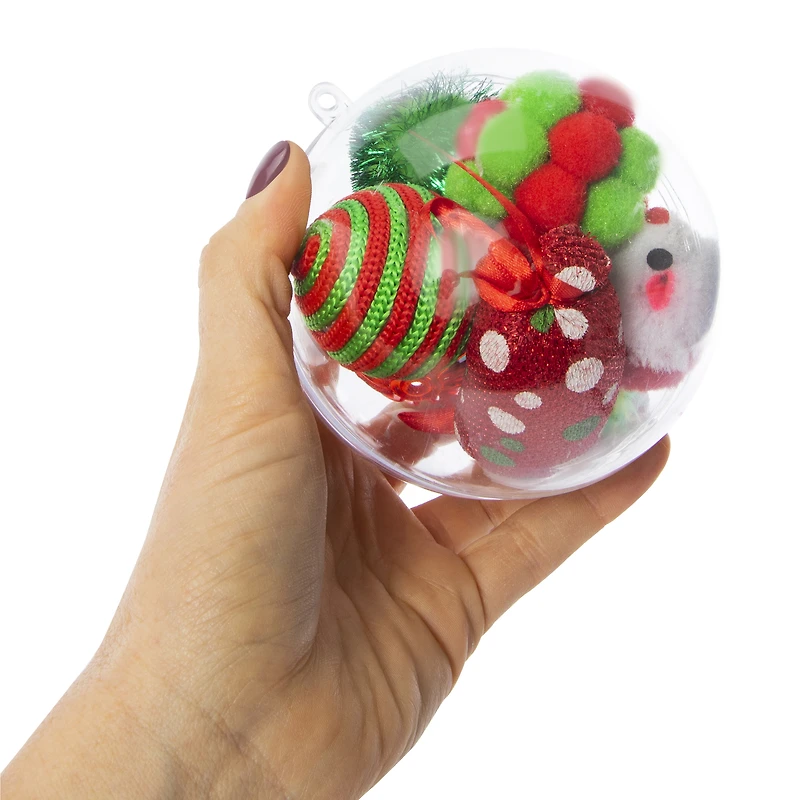 7-pack catnip cat toys christmas ornament