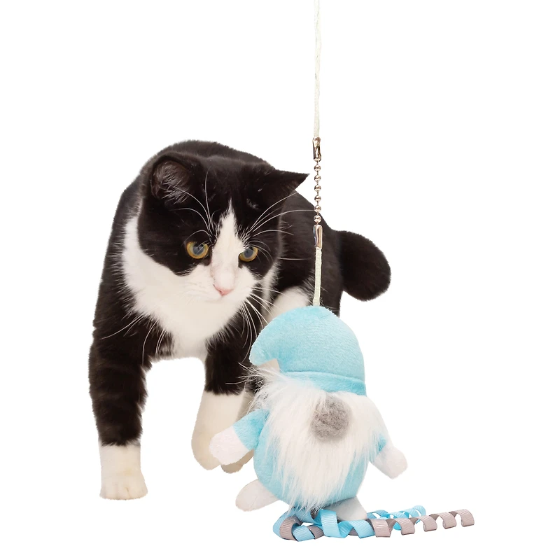 holiday gnome cat toy
