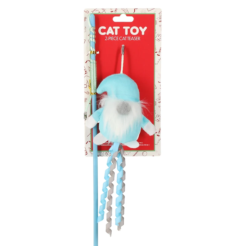 holiday gnome cat toy
