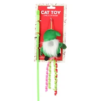 Holiday Gnome Cat Toy Wand