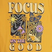 focus on the good' graphic tee