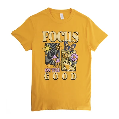 focus on the good' graphic tee