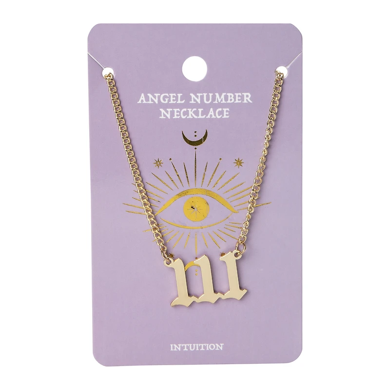 angel number necklace