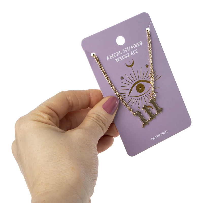 angel number necklace