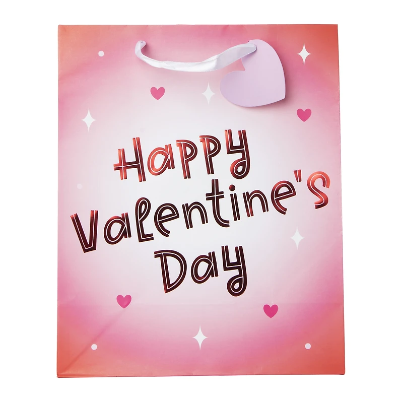 large valentine’s day gift bag 13in x 10in