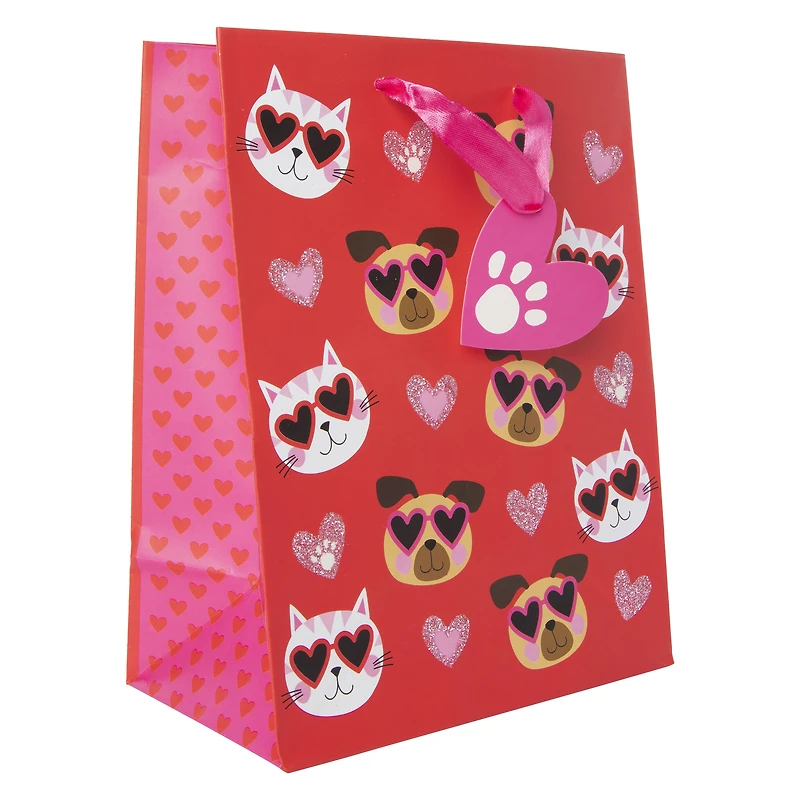 medium valentine’s day gift bag 9in x 7in