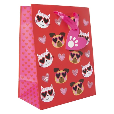 medium valentine’s day gift bag 9in x 7in