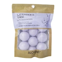 Alchemy Living™ Bath Bombs 10-Pack - Lavender & Sage