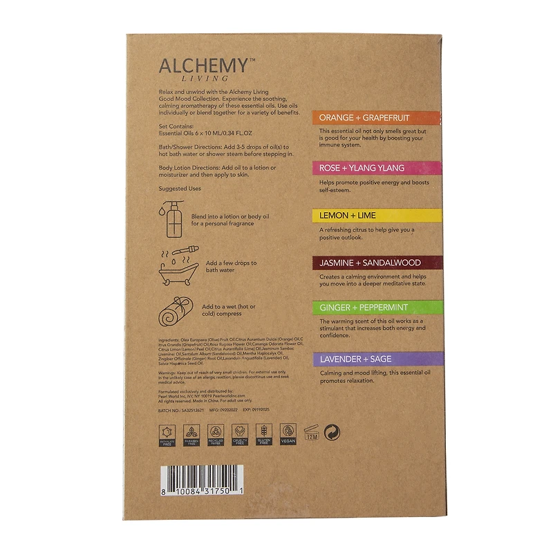 alchemy living™ 6-piece oil set