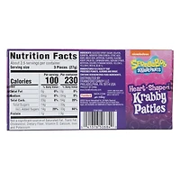spongebob squarepants™ heart-shaped krabby patties™ gummy candy 2.22oz