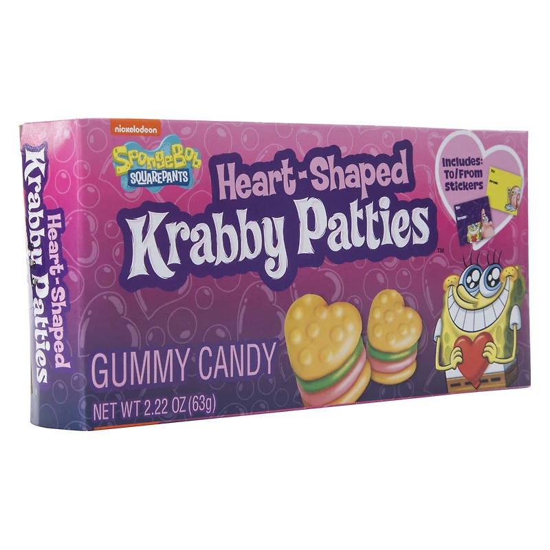 spongebob squarepants™ heart-shaped krabby patties™ gummy candy 2.22oz