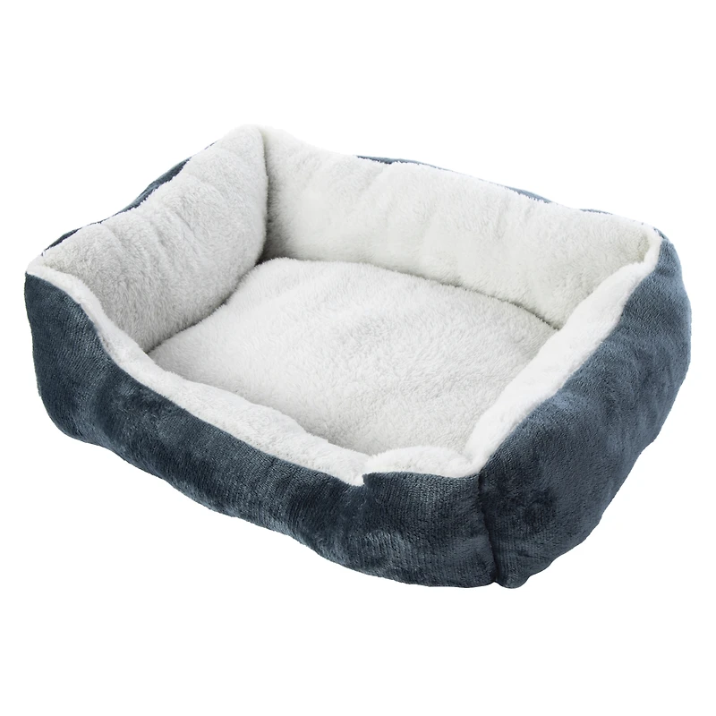 plush cuddler pet bed 14in x 20in