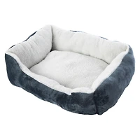 plush cuddler pet bed 14in x 20in