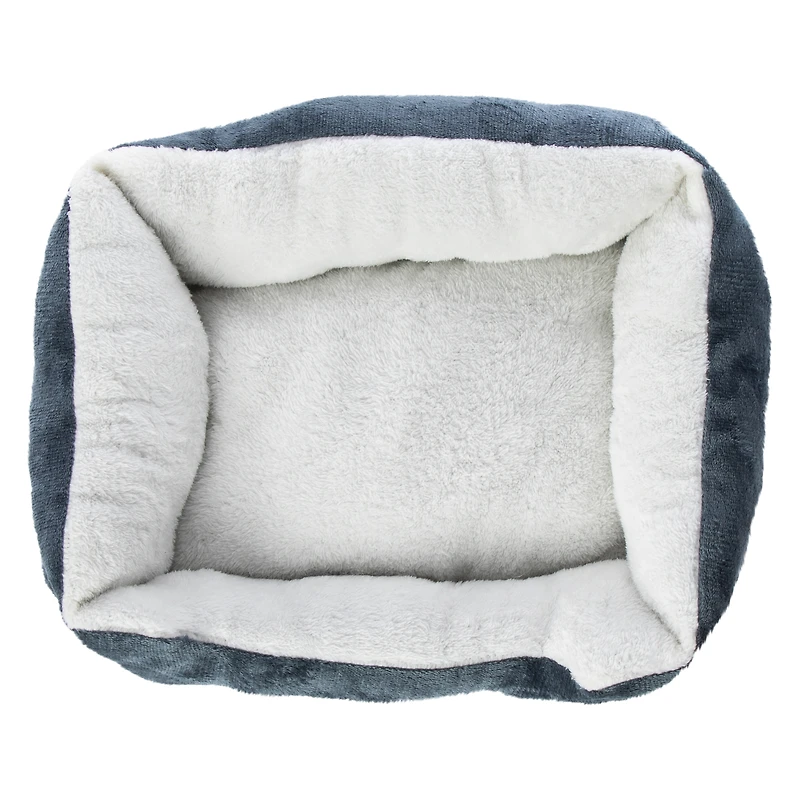 plush cuddler pet bed 14in x 20in