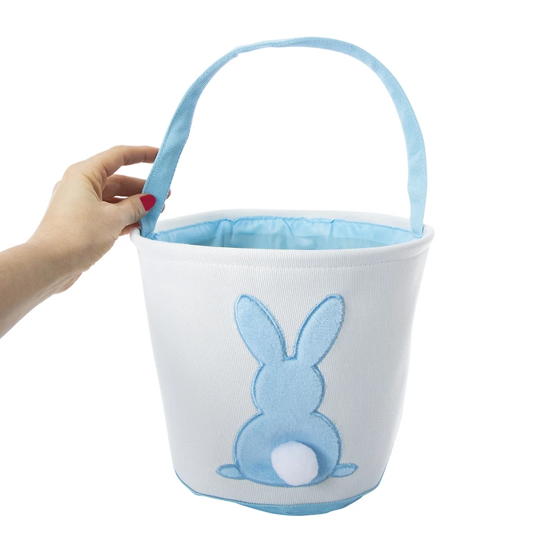 canvas easter basket 10.5in