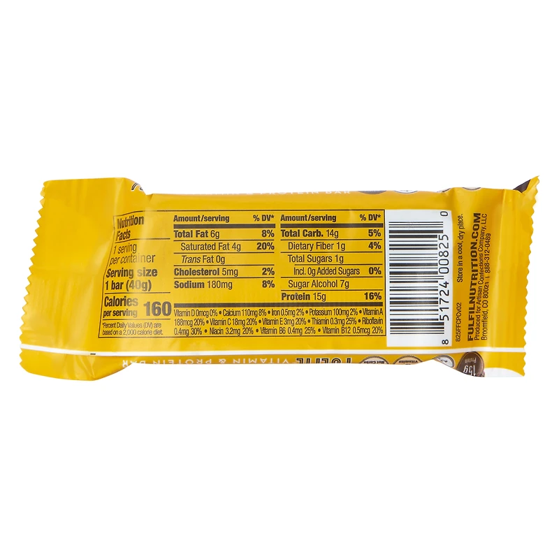 Fulfil® Vitamin & Protein Bar 1.41oz - Chocolate Peanut Caramel