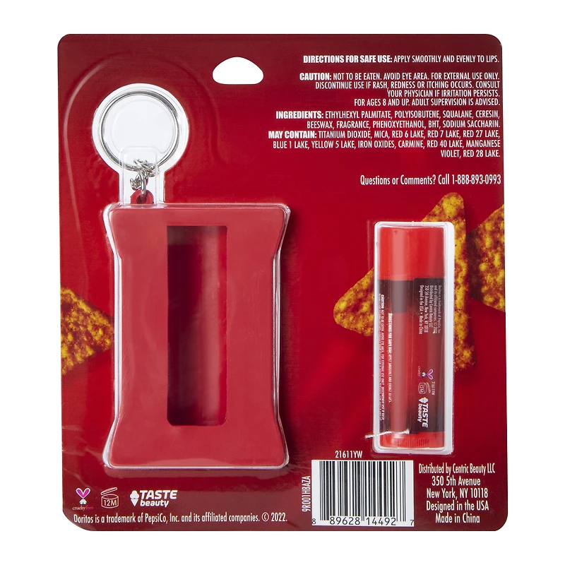 doritos® flavored lip balm & keychain