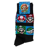 young men's super mario™ crew socks 2-pack